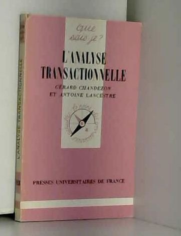 L'Analyse transactionnelle 9782130420620