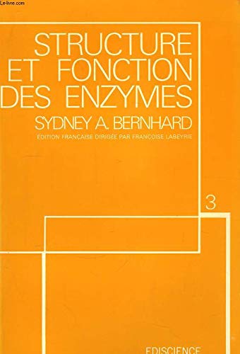 Structure et Fonction des Enzymes.