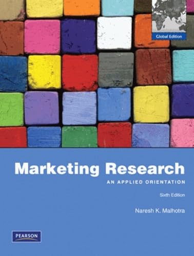 SPSS SPSS, MARKETING RESEARCH : AN APPLIED ORIENTATION : GLOBAL EDITION EDITION 6 9780136094234