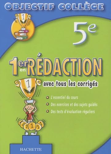 1er en Rédaction, 5ème (+ corrigés) 9782011686817