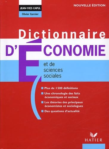 Dictionnaire d'économie et de sciences sociales 9782218750953