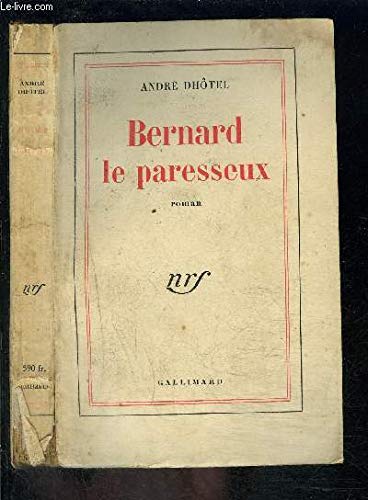 Bernard le paresseux 9782070219094