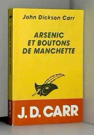 ARSENIC ET BOUTONS DE MANCHETTE 9782702419656