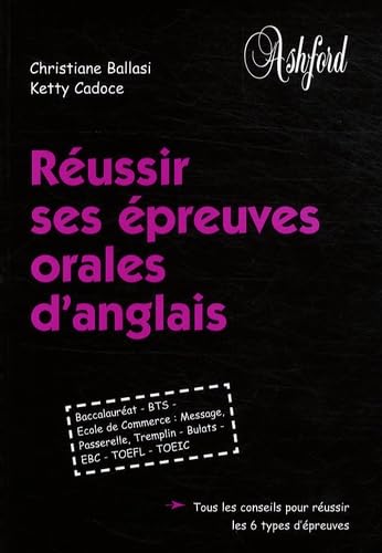 Réussir ses épreuves orales d'anglais 9782911301292