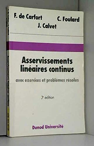 Asservissement linéaires continus 9782040004026