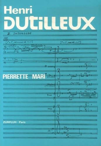Henri Dutilleux 9782877500531