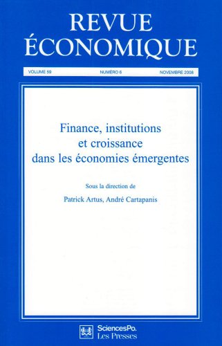 REVUE ECONOMIQUE 59 T6 9782724631098