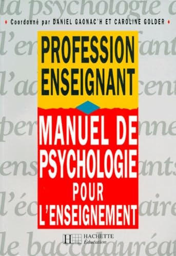 Manuel de psychologie pour l'enseignement 9782011703606