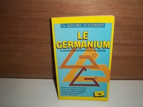 Le Germanium 9782733770139