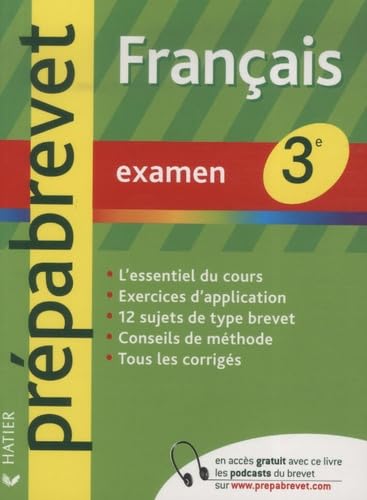 Français 3e: Examen 9782218931970