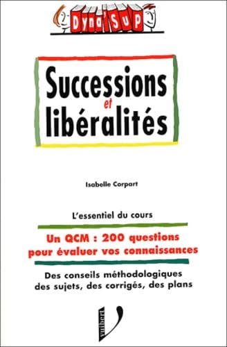 Successions et libéralités 9782711774722