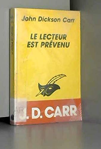 LE LECTEUR EST PREVENU 9782702418505