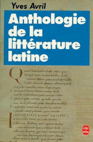 Anthologie de la littérature latine 9782253059141