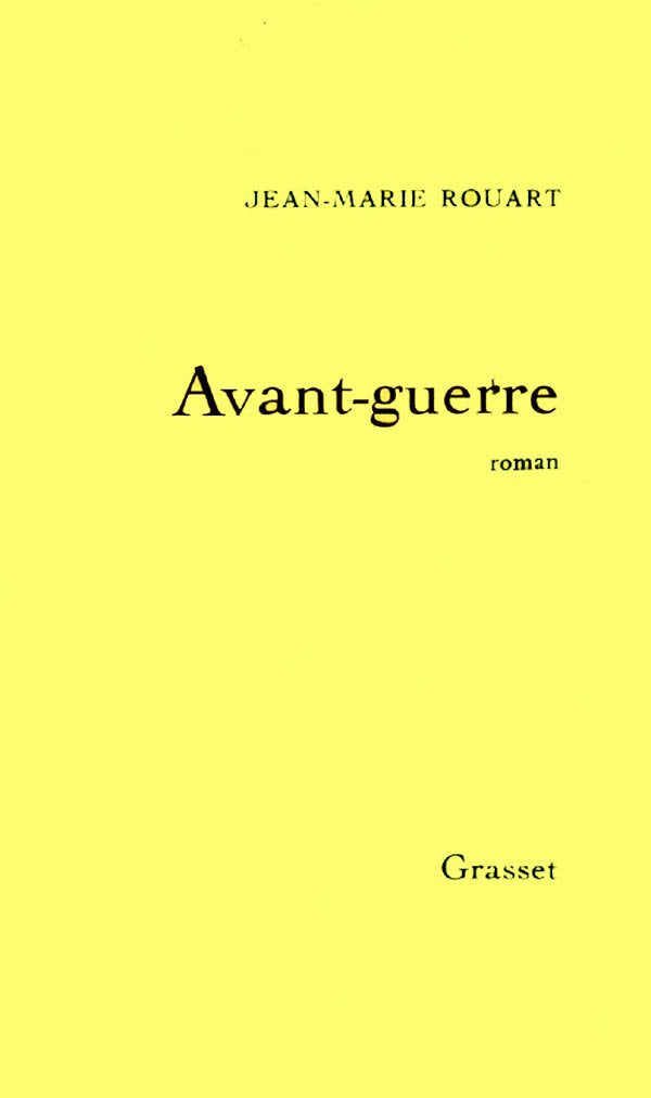 Avant-guerre 9782246321811