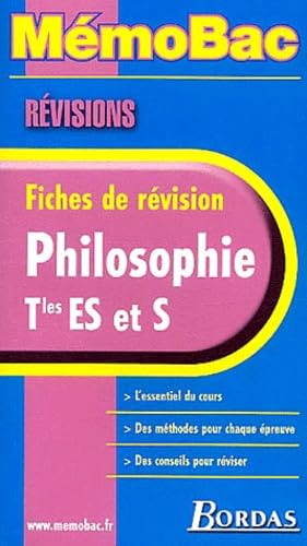 MEMO REVISION PHILO TERM ES/S (Ancienne Edition) 9782047305966