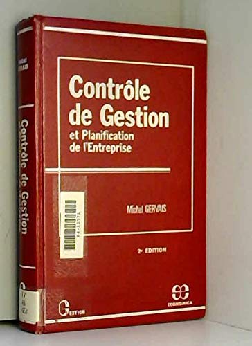 Contrôle de gestion et planification de l'entreprise (Gestion) 9782717806878