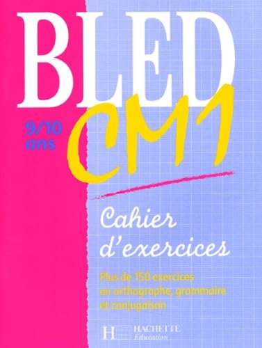 Cahier Bled, CM1 9782011678645