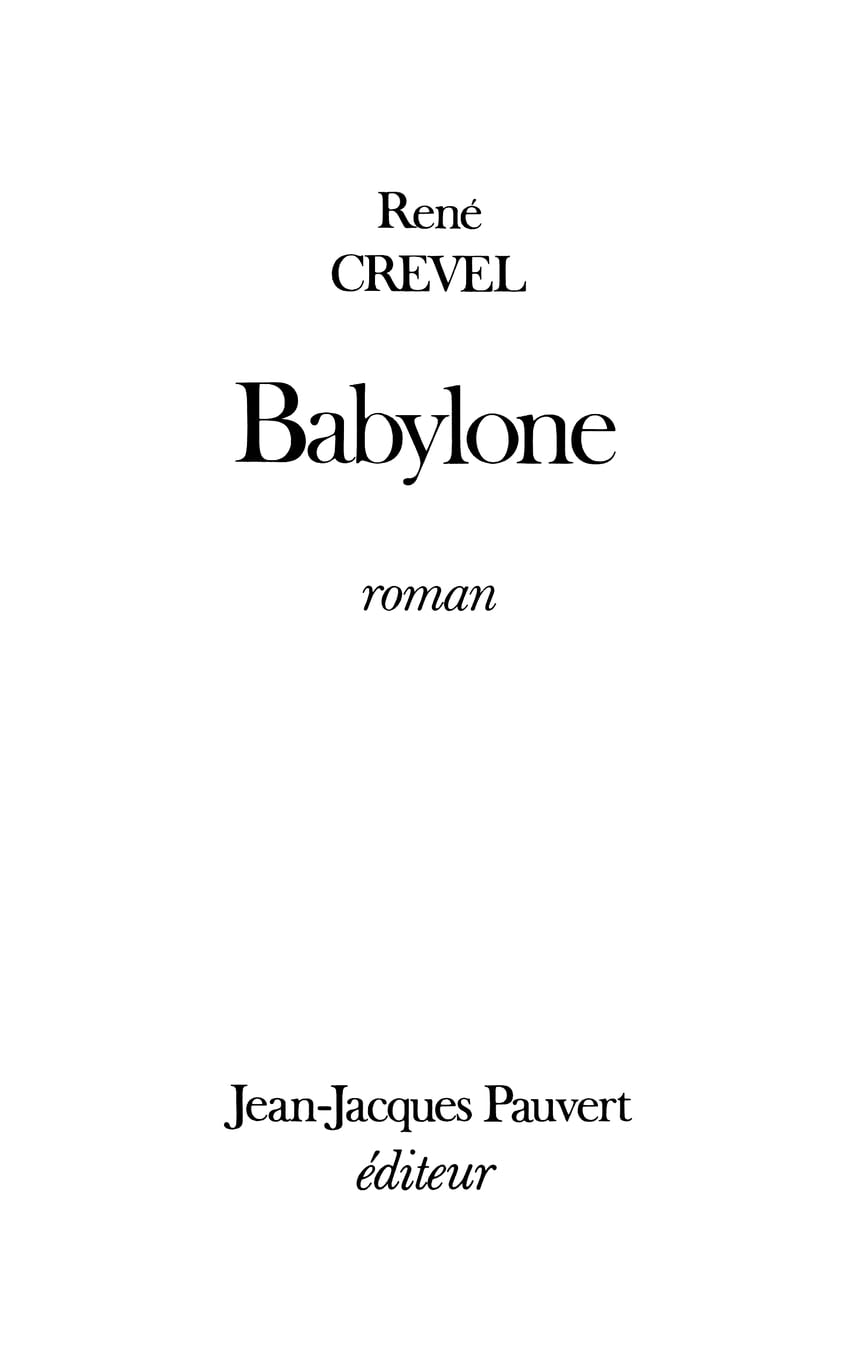 Babylone 9782720200335