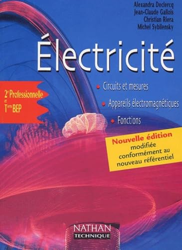 Electricité BEP Livre de l'élève Livre de l'élève 9782091790589