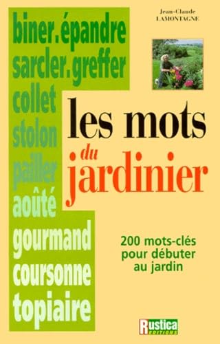 Les mots du jardinier 9782840383253