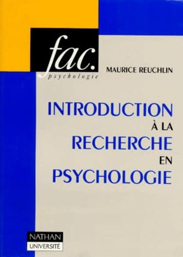 Introduction à la recherche en psychologie 9782091903996