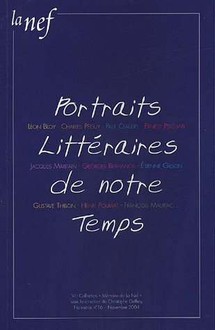Portraits littéraires de notre temps: Hors-série : n° 16 9782951598669