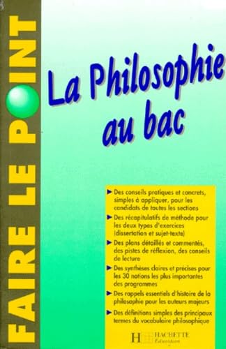 La philosophie au bac 9782010205835