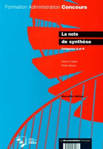 La note de synthèse: Catégorie A 9782110039286