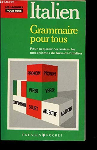 La Grammaire italienne pour tous 9782266027885