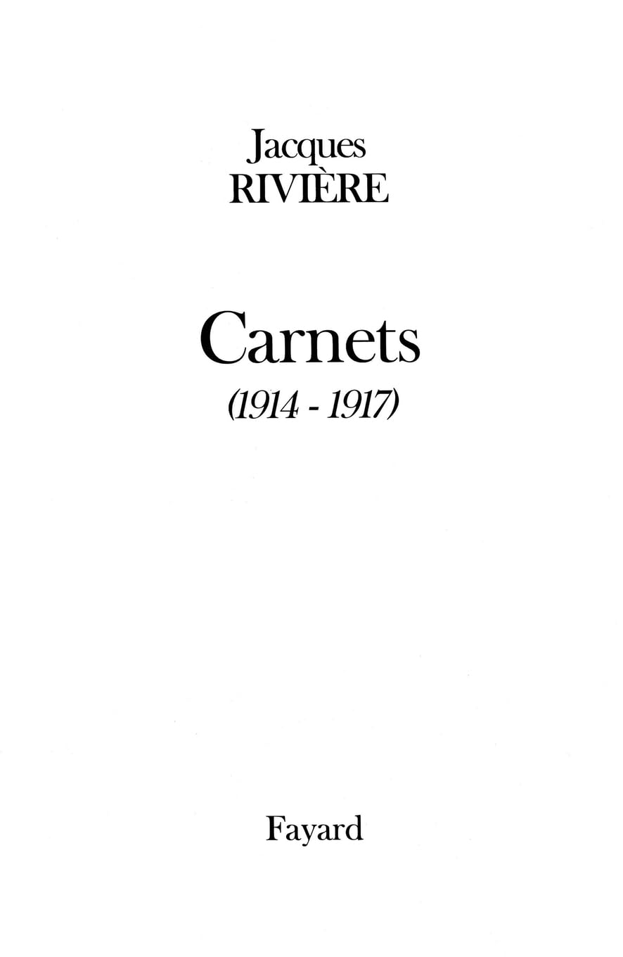 Carnets (Nouvelle édition): (1914-1917) 9782213611150