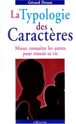 La typologie des caractères 9782844620125