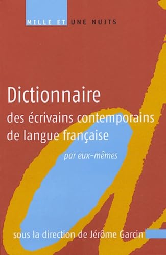 Dictionnaire des écrivains contemporains de langue française 9782842057428