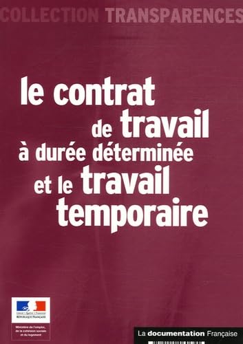 Le contrat de travail à durée déterminée et le travail temporaire 9782110060655