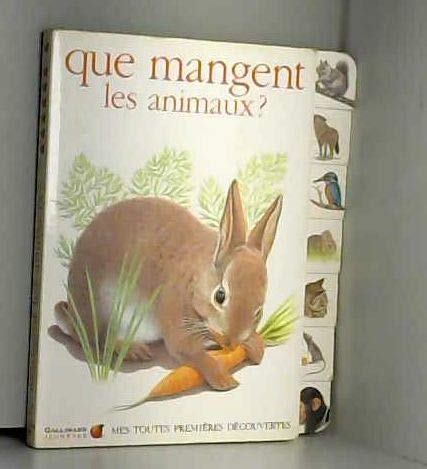 Que mangent les animaux ? 9782070548309