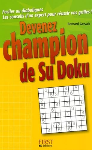 Devenez champion de Su Doku 9782754001298