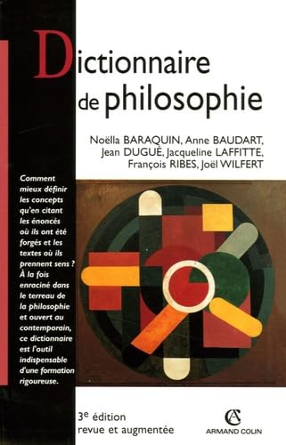 Dictionnaire de philosophie 9782200269869