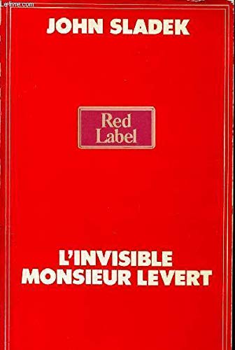 L'Invisible monsieur Levert (Red label) 9782853361309