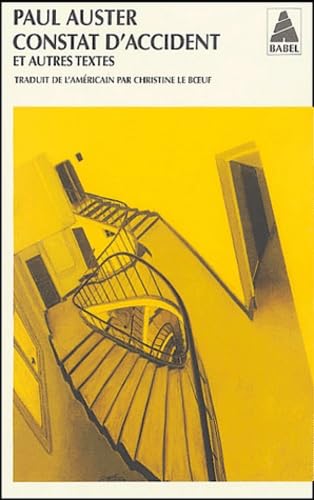 Constat d'accident 9782742747412