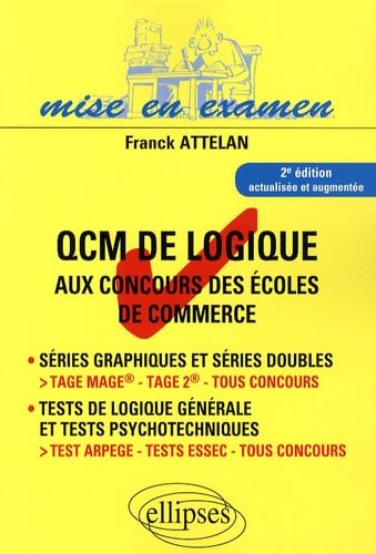QCM de logique aux concours des écoles de commerce 9782729851293
