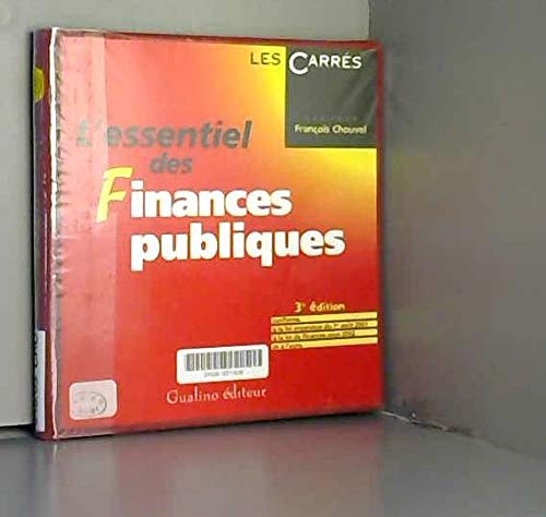 L'essentiel des finances publiques 9782842005139