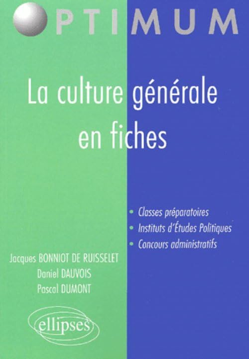 La Culture Generale En Fiches 9782729807238