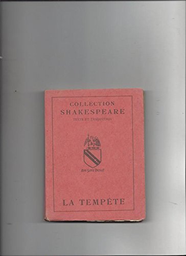 La tempete - collection shakespeare
