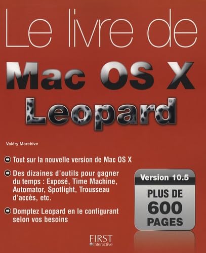 LIVRE DE MAC OS X 10.5 LEOPARD 9782754004725