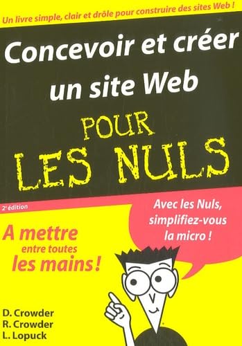Concevoir et créer un site Web Pour Les Nuls 9782756800783