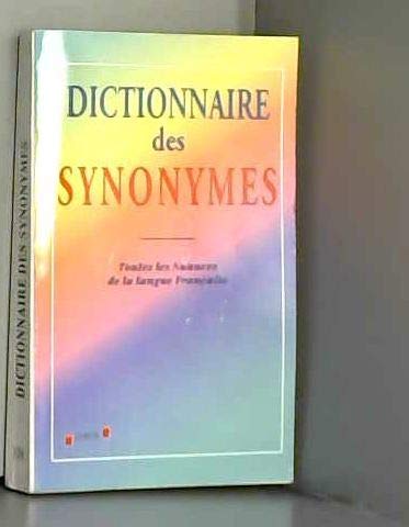 Dictionnaire des synonymes 9782237003207