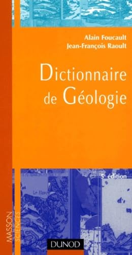Dictionnaire de géologie 9782100058365
