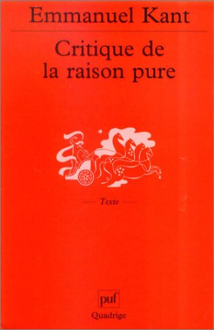 Critique de la raison pure 9782130519737