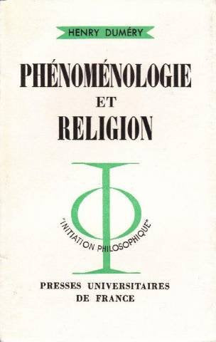 Phenomenologie et religion, structures de l'institution chretienne