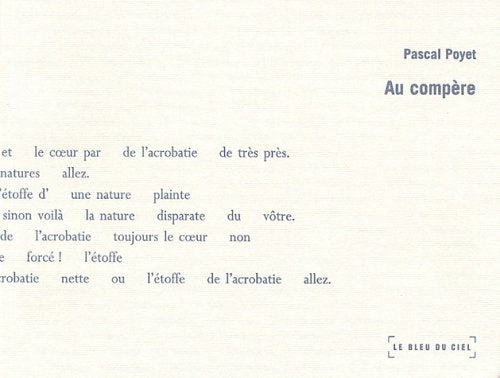 Au compère 9782915232226