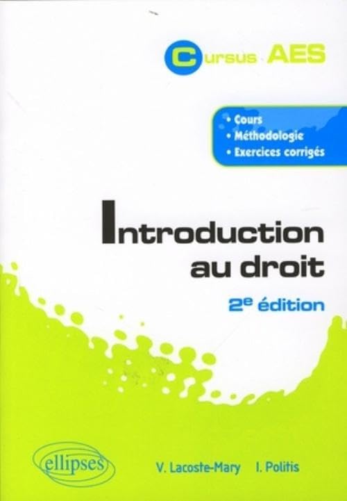 Introduction au droit 9782729850982